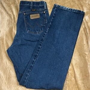 Mens wranglers Relaxed Fit Blue Jeans